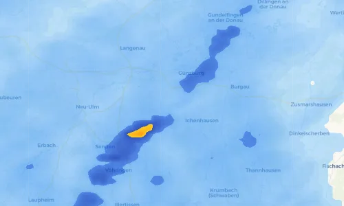 Regenradar Vorschaubild - Aktuelle Niederschläge in Schneckenhofen und Umgebung