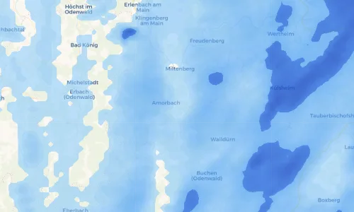 Regenradar Vorschaubild - Aktuelle Niederschläge in Schneeberg und Umgebung