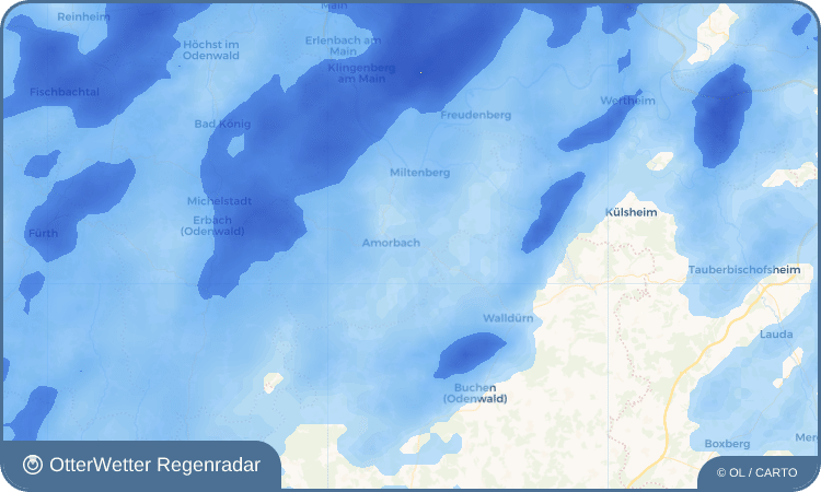 OtterWetter Regenradar-Widget Schneeberg