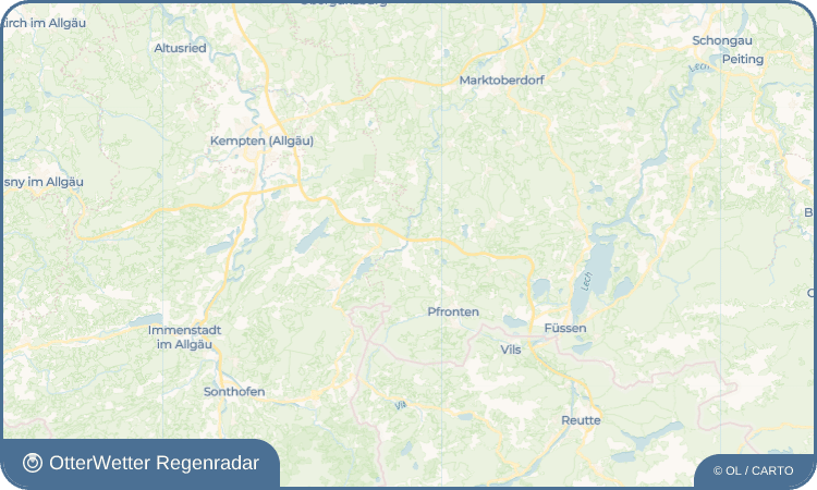 OtterWetter Regenradar-Widget Schneidbach