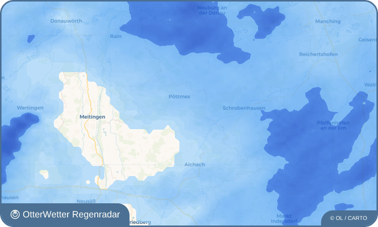 OtterWetter Regenradar-Widget Schnellmannskreuth