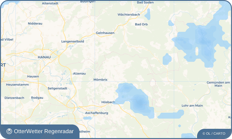 OtterWetter Regenradar-Widget Schneppenbach