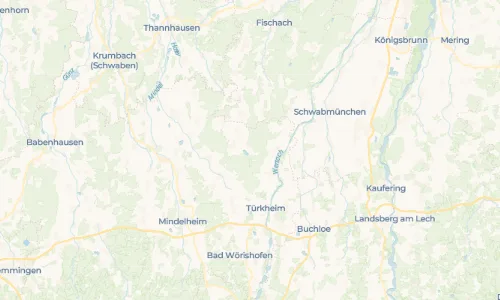 Regenradar Vorschaubild - Aktuelle Niederschläge in Schnerzhofen und Umgebung