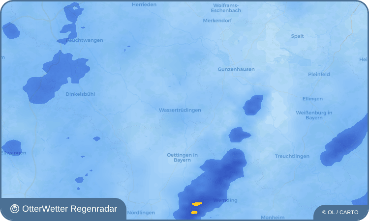 Wetter-Widget-Vorschau mit Vorhersagedaten für Schobdach