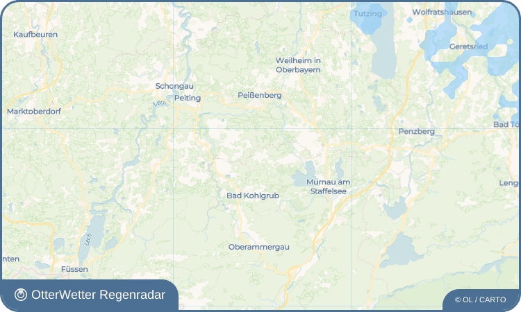 OtterWetter Regenradar-Widget Schöffau