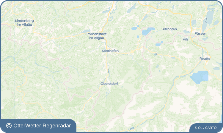 OtterWetter Regenradar-Widget Schöllang