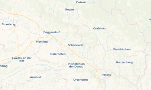 Regenradar Vorschaubild - Aktuelle Niederschläge in Schöllnach und Umgebung