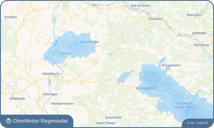 OtterWetter Regenradar-Widget Schönaich