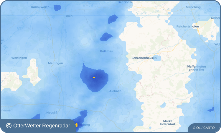 Wetter-Widget-Vorschau mit Vorhersagedaten für Schönau