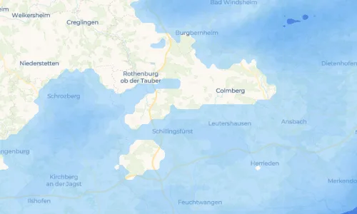 Regenradar Vorschaubild - Aktuelle Niederschläge in Schönbronn und Umgebung