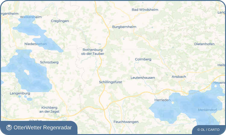 OtterWetter Regenradar-Widget Schönbronn