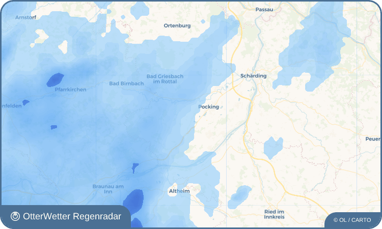 Wetter-Widget-Vorschau mit Vorhersagedaten für Schönburg