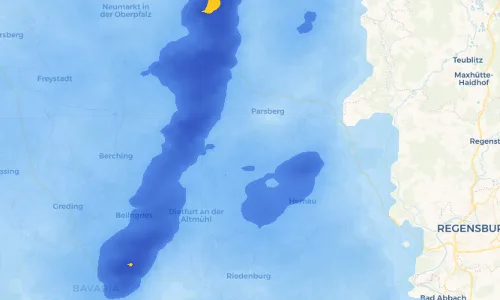 Regenradar Vorschaubild - Aktuelle Niederschläge in Schöndorf und Umgebung