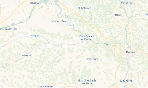 Regenradar Vorschaubild - Aktuelle Niederschläge in Schönerting und Umgebung
