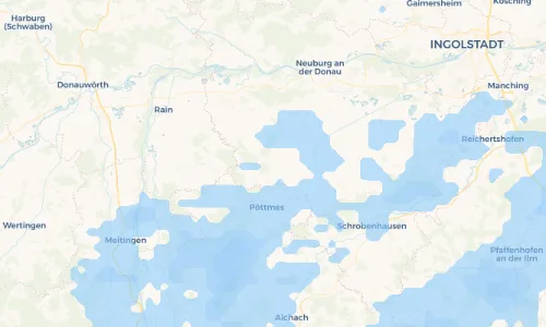 Regenradar Vorschaubild - Aktuelle Niederschläge in Schönesberg und Umgebung