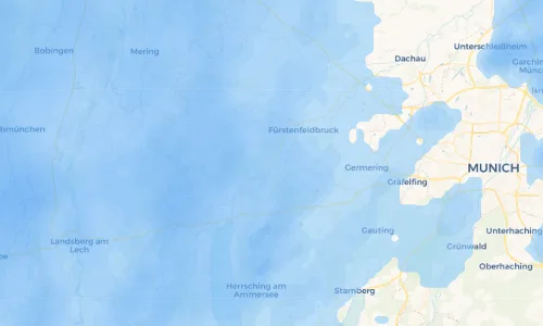Regenradar Vorschaubild - Aktuelle Niederschläge in Schöngeising und Umgebung