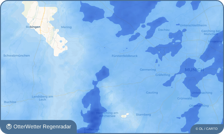 Widget-Vorschau für Schöngeising Wetter-Widget-Vorschau mit Vorhersagedaten für Schöngeising