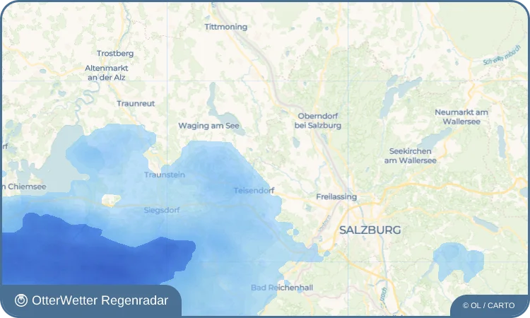 Wetter-Widget-Vorschau mit Vorhersagedaten für Schönram
