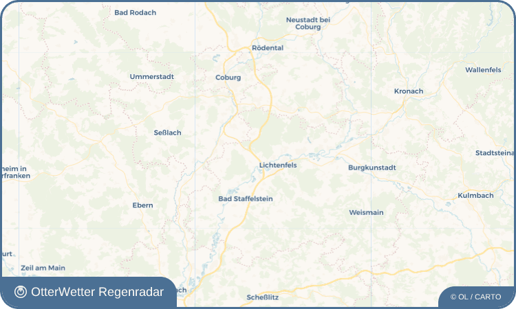 OtterWetter Regenradar-Widget Schönsreuth
