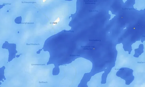 Regenradar Vorschaubild - Aktuelle Niederschläge in Schönstädt und Umgebung