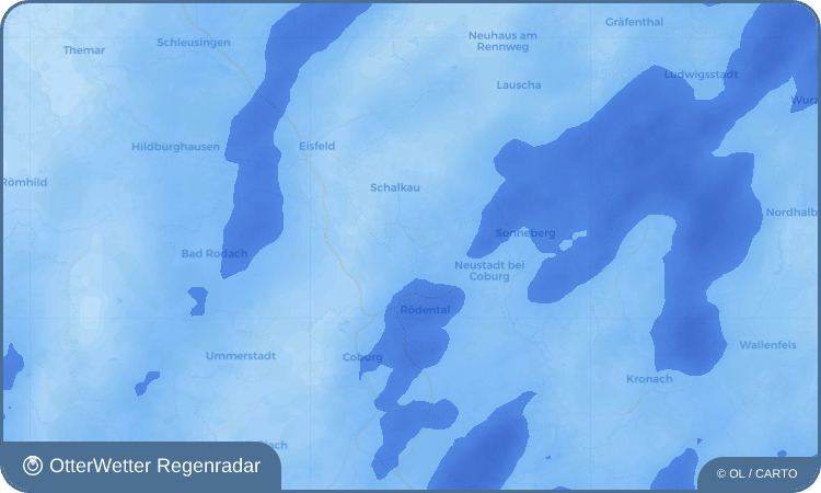 OtterWetter Regenradar-Widget Schönstädt
