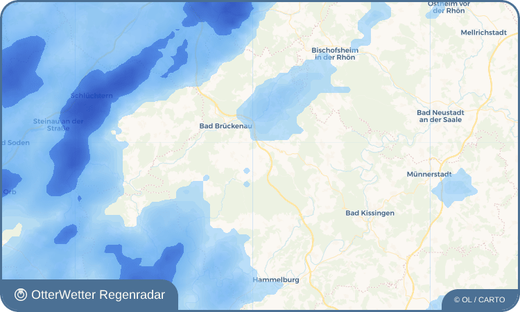 OtterWetter Regenradar-Widget Schondra