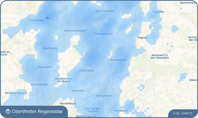 OtterWetter Regenradar-Widget Schossaritz