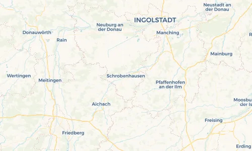 Regenradar Vorschaubild - Aktuelle Niederschläge in Schrobenhausen und Umgebung