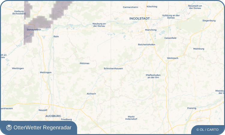 OtterWetter Regenradar-Widget Schrobenhausen