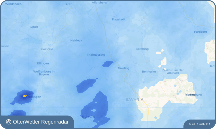 OtterWetter Regenradar-Widget Schutzendorf