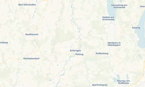 Regenradar Vorschaubild - Aktuelle Niederschläge in Schwabniederhofen und Umgebung