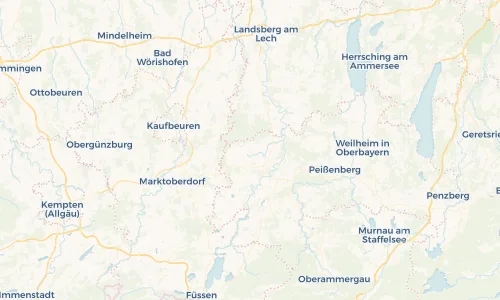 Regenradar Vorschaubild - Aktuelle Niederschläge in Schwabsoien und Umgebung