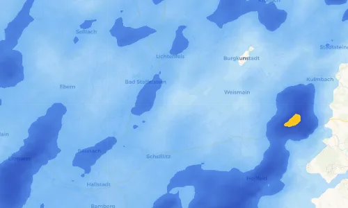 Regenradar Vorschaubild - Aktuelle Niederschläge in Schwabthal und Umgebung