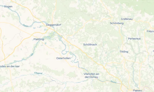 Regenradar Vorschaubild - Aktuelle Niederschläge in Schwanenkirchen und Umgebung