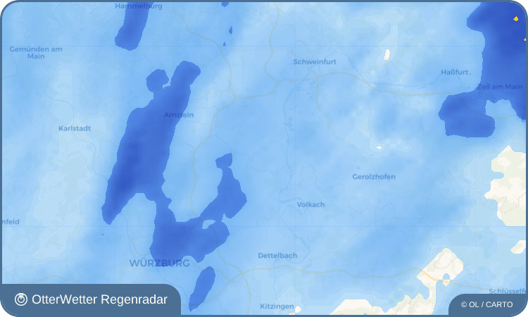 OtterWetter Regenradar-Widget Schwanfeld