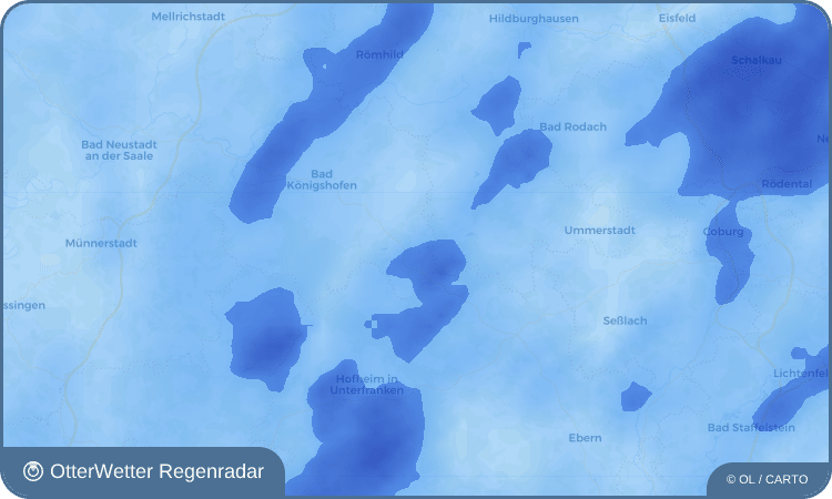 OtterWetter Regenradar-Widget Schwanhausen