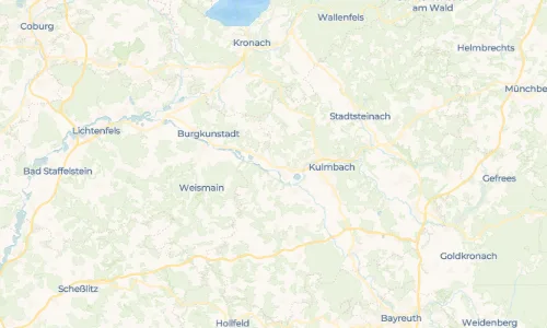 Regenradar Vorschaubild - Aktuelle Niederschläge in Schwarzach b. Kulmbach und Umgebung