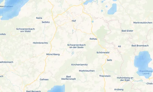Regenradar Vorschaubild - Aktuelle Niederschläge in Schwarzenbach an der Saale und Umgebung