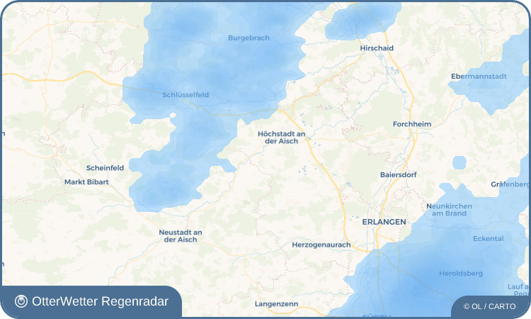 OtterWetter Regenradar-Widget Schwarzenbach