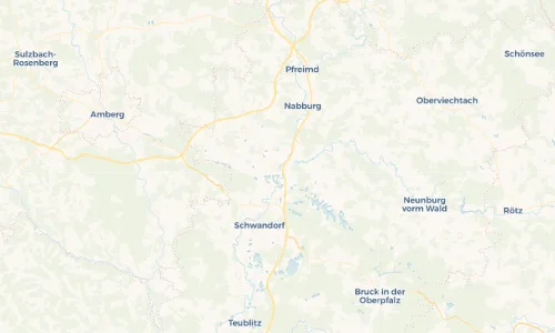 Regenradar-Vorschau: aktuelle Niederschläge in Schwarzenfeld und Umgebung
