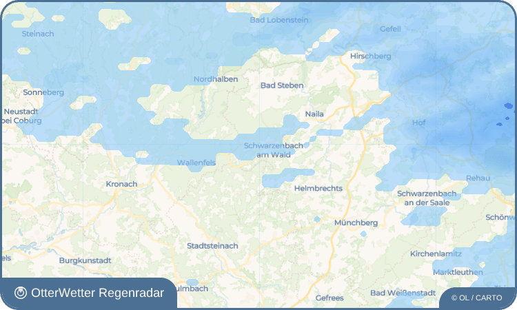 OtterWetter Regenradar-Widget Schwarzenstein