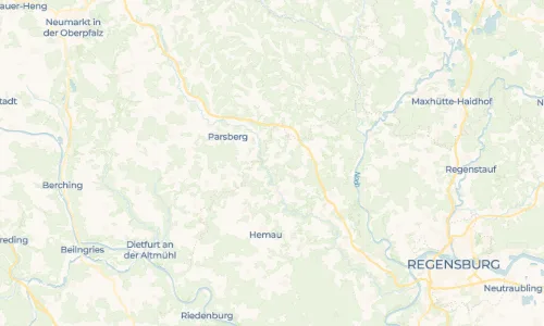 Regenradar Vorschaubild - Aktuelle Niederschläge in Schwarzenthonhausen und Umgebung