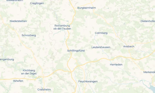 Regenradar Vorschaubild - Aktuelle Niederschläge in Schweikartswinden und Umgebung