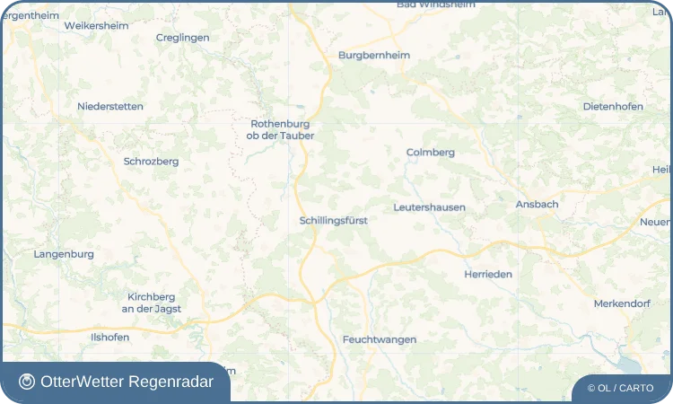 Wetter-Widget-Vorschau mit Vorhersagedaten für Schweikartswinden