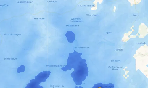 Regenradar Vorschaubild - Aktuelle Niederschläge in Schweina und Umgebung