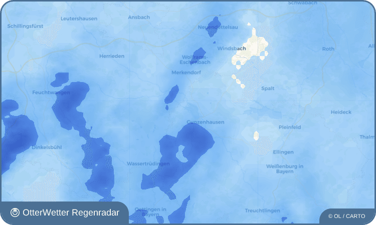 OtterWetter Regenradar-Widget Schweina