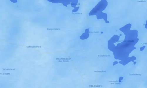 Regenradar Vorschaubild - Aktuelle Niederschläge in Schweinbach und Umgebung