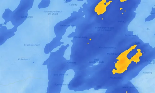 Regenradar Vorschaubild - Aktuelle Niederschläge in Schweinsbach und Umgebung