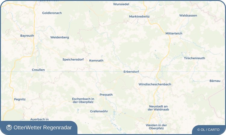 OtterWetter Regenradar-Widget Schweißenreuth