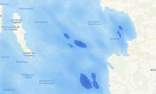 Regenradar Vorschaubild - Aktuelle Niederschläge in Schwend und Umgebung